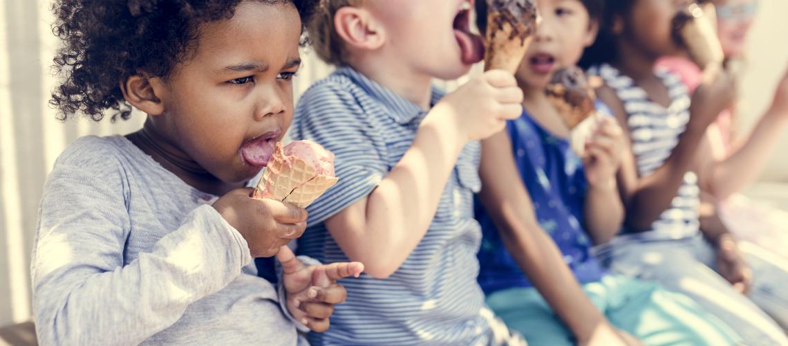Consumo de doces X alimentação saudável na infância
